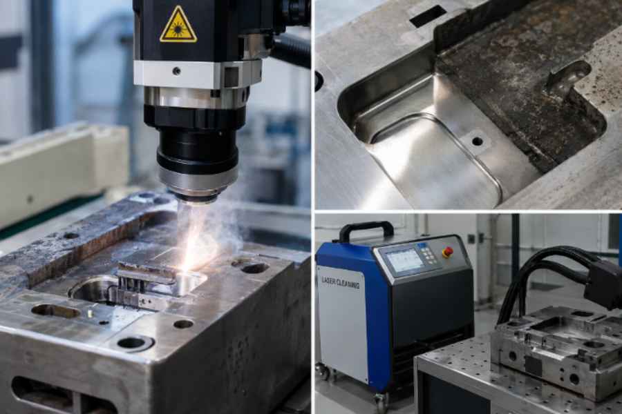 Beneficios de la limpieza láser en moldes de inyección