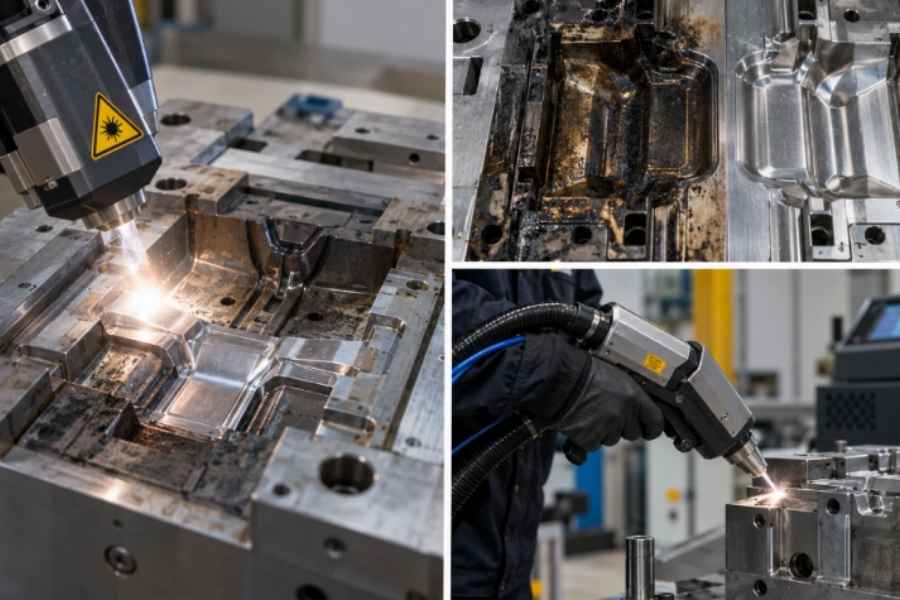 Limpieza de moldes con láser - Monlaser